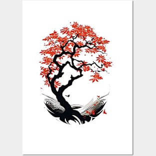 Cherry Blossom tree design Posters and Art